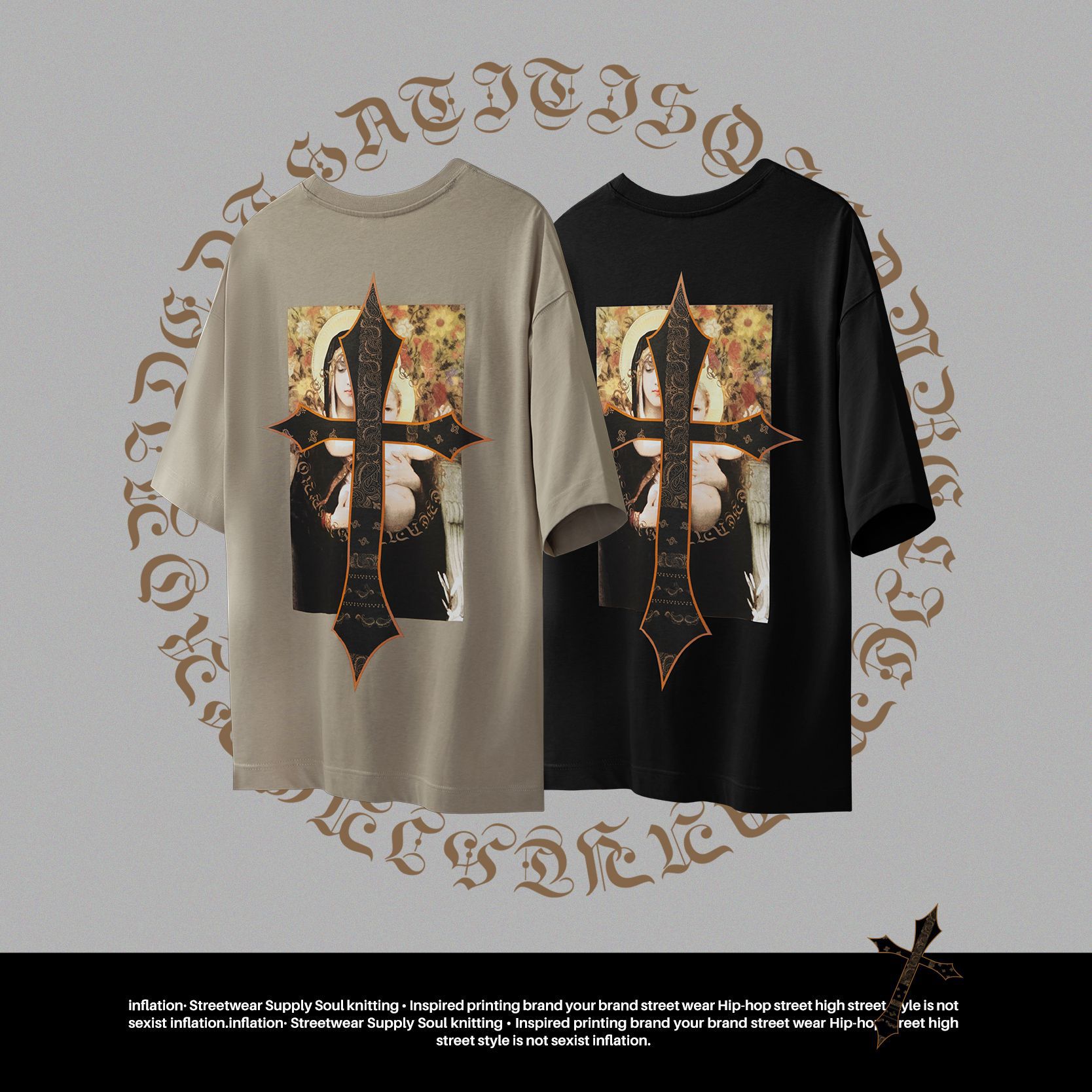 Classic Paisley Cross T-shirt 2443S23