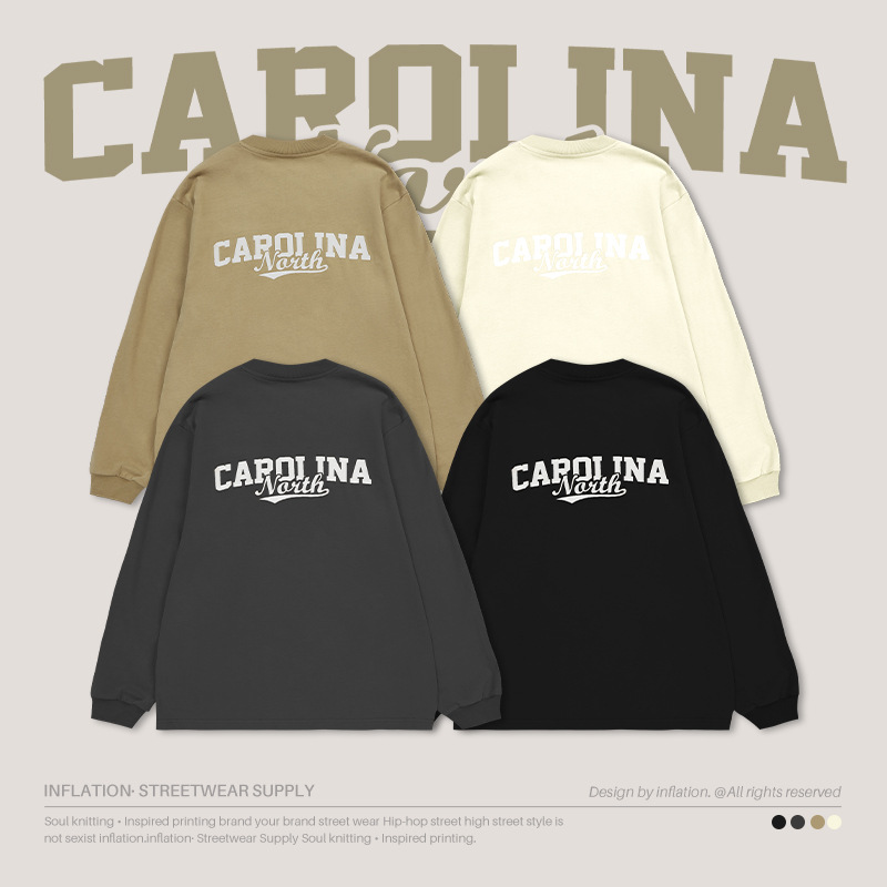 Cotton Brushed Long Sleeve T-Shirt 1008W22