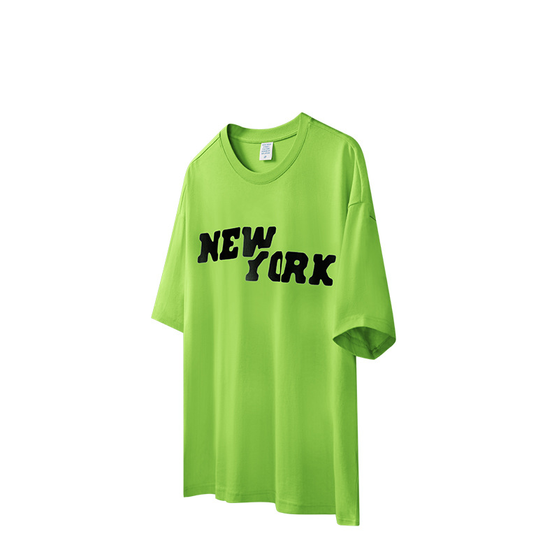 English printed T-shirt in contrasting colours 2571S23