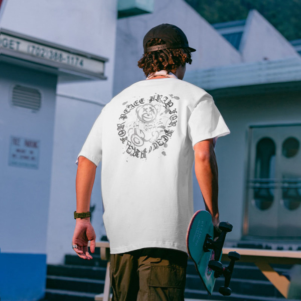 Font funny bear T-shirt 2509S23