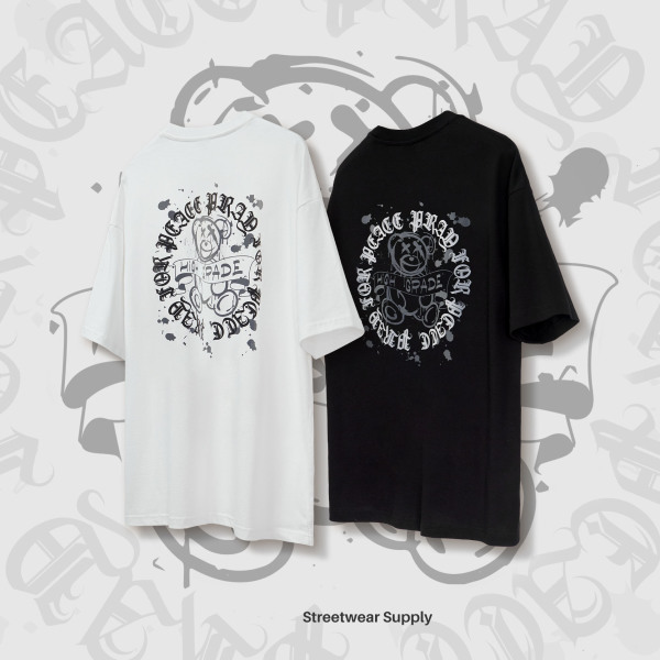 Font funny bear T-shirt 2509S23