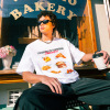 Fun food print T-shirt 2518S23
