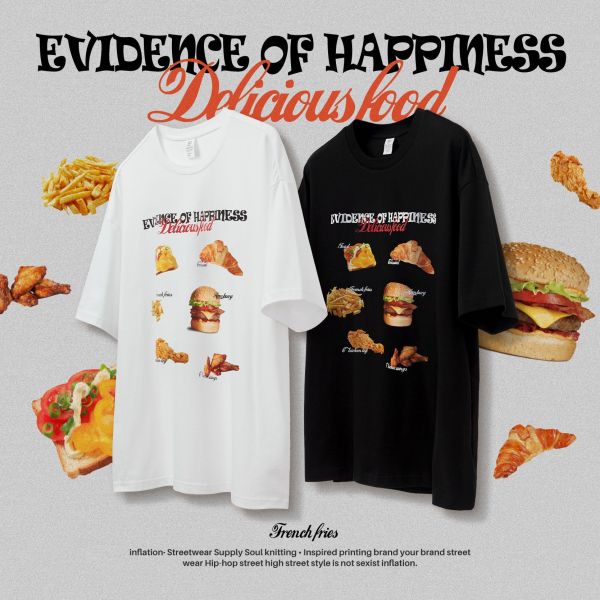 Fun food print T-shirt 2518S23