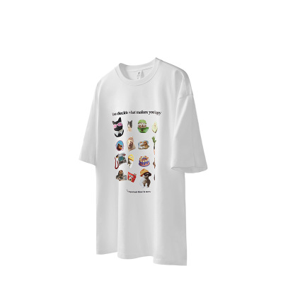 Fun kitten print T-shirt 2552S23