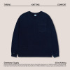 Indigo Knit Denim Long Sleeve T-Shirt 1006W22