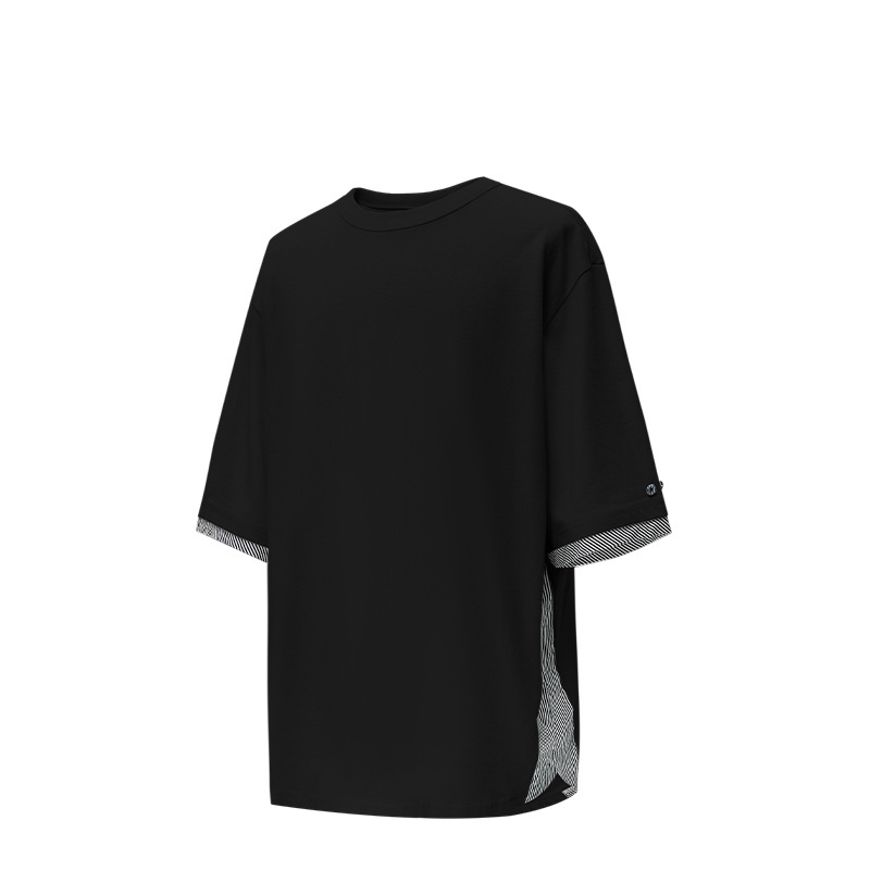 paneled bubble check T-shirt 2482S23