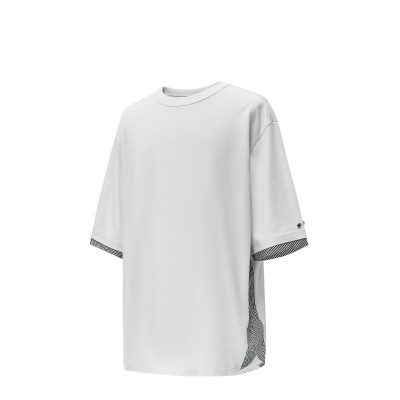 paneled bubble check T-shirt 2482S23