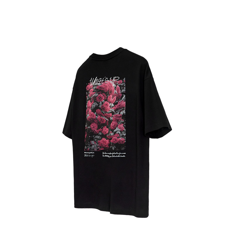 Rose floral print T-shirt 2530S23