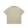 Spring and summer earth color drop shoulder solid color short sleeves 2308SS