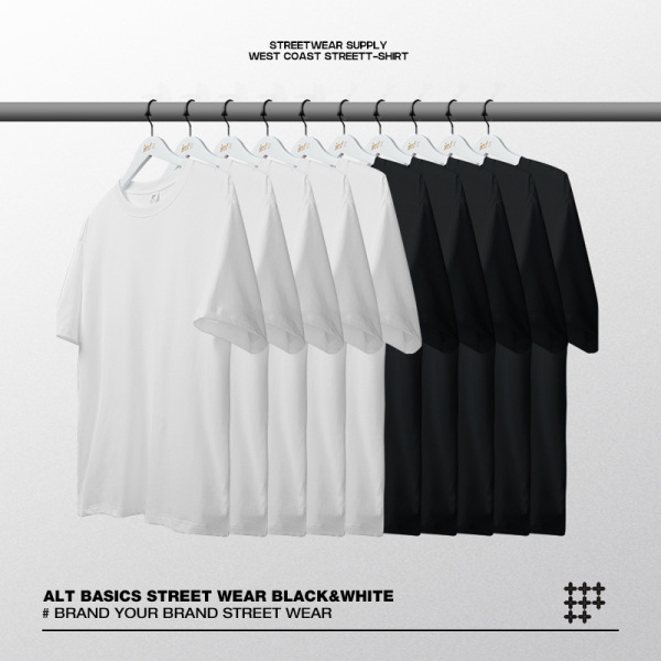 Summer new combed cotton short sleeves 220SS