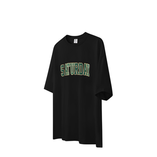 Summer oil painting flower cherub print T-shirt 2544S23