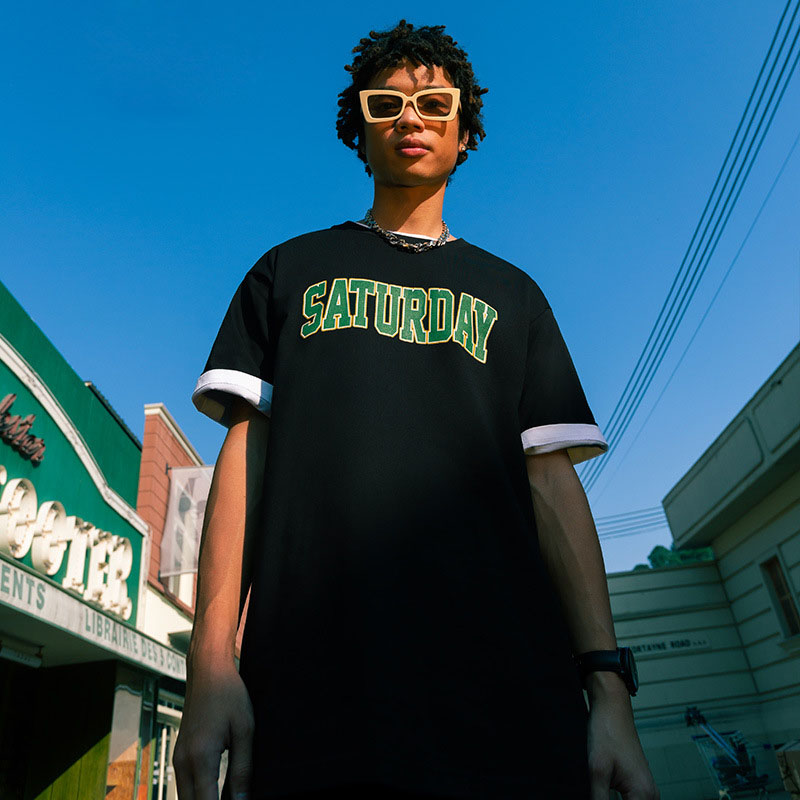 Summer oil painting flower cherub print T-shirt 2544S23