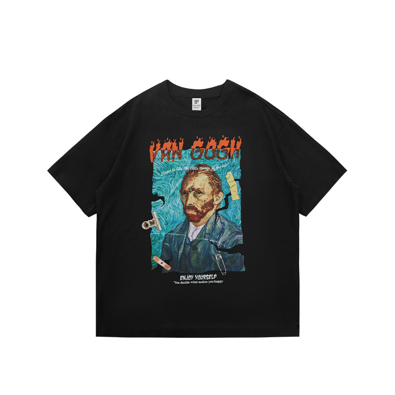 Van Gogh Oil Painting Printed T-shirt 2568S23