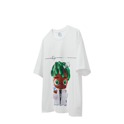 3D three-dimensional green algae head cartoon 2560S23