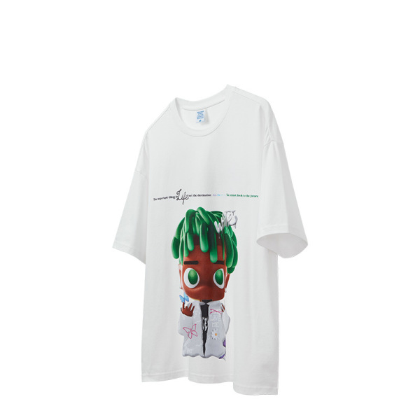 3D three-dimensional green algae head cartoon 2560S23