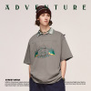 Camping nature landscape print T-shirt 2409S23