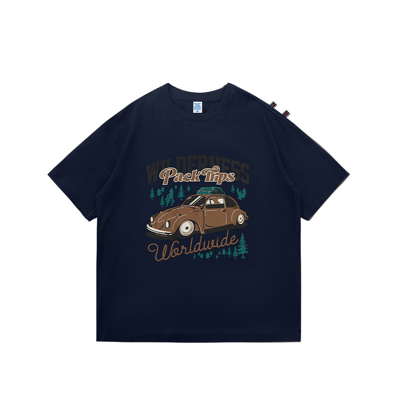 camping print T-shirt 2410S23