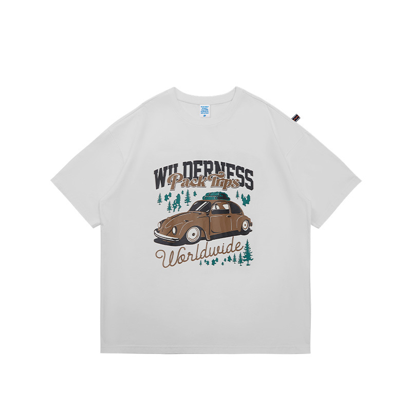 camping print T-shirt 2410S23