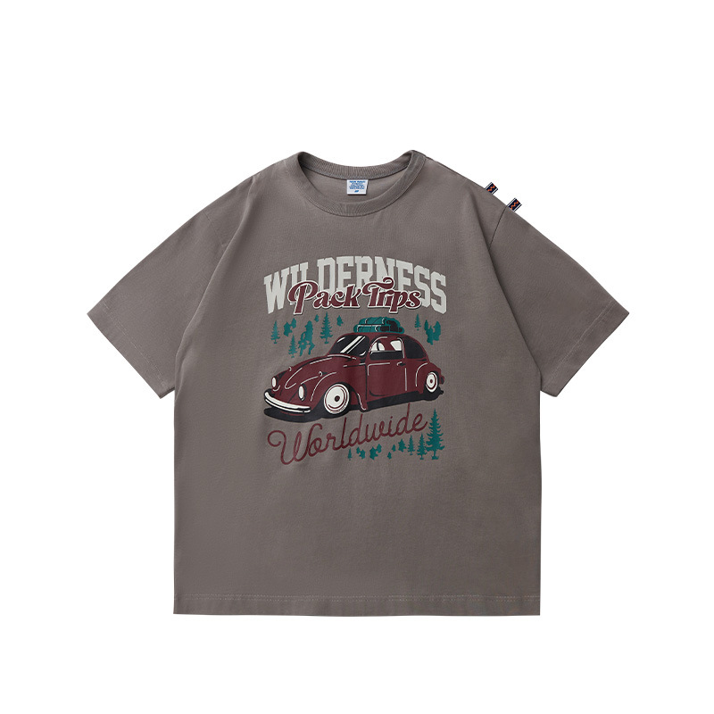 camping print T-shirt 2410S23