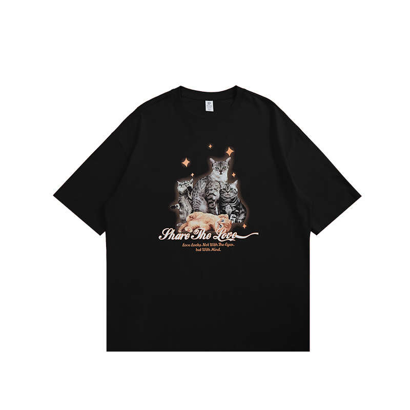 Catman Fun Print T-Shirt 2558S23