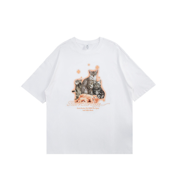 Catman Fun Print T-Shirt 2558S23