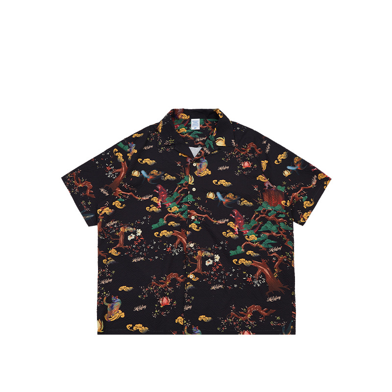 Chinese Cuban Collar Shirt 9054S23