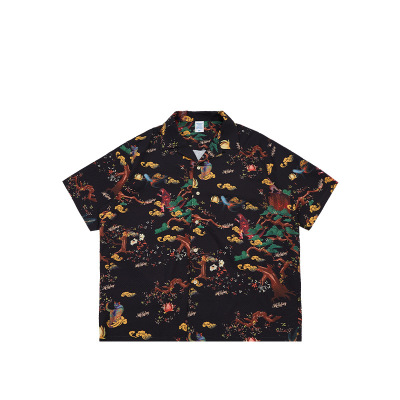 Chinese Cuban Collar Shirt 9054S23