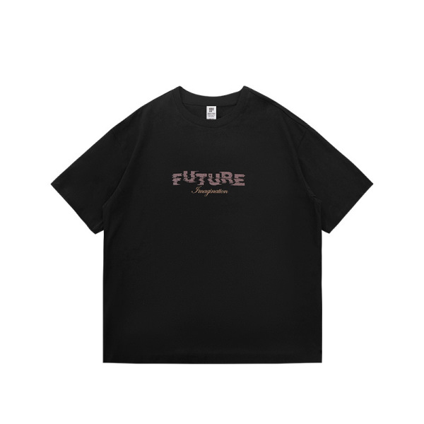 cyberpunk print T-shirt 2570S23