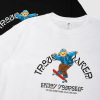 Fun Skate Bear Print T-Shirt 2532S23