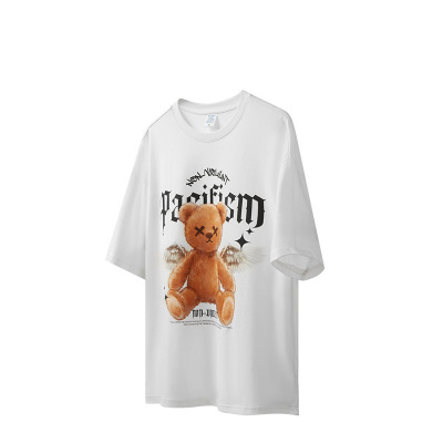 Hemp Cotton Luminous Angel Bear T-Shirt 2452S23