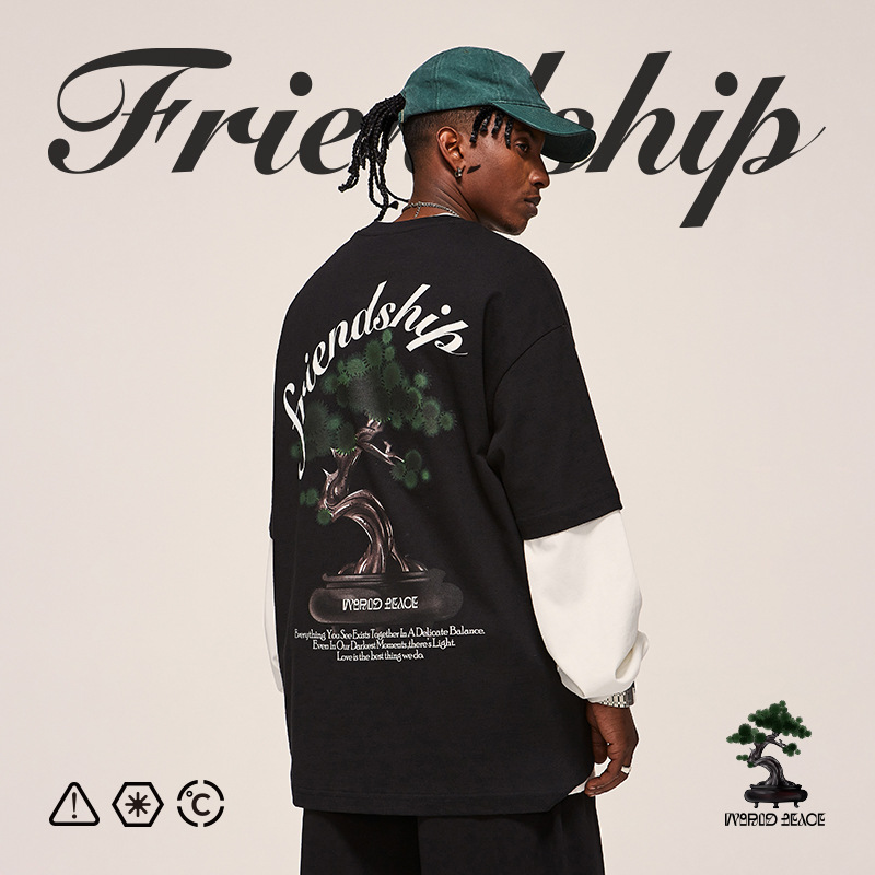 Hemp Cotton Welcome Pine T-Shirt 2424S23