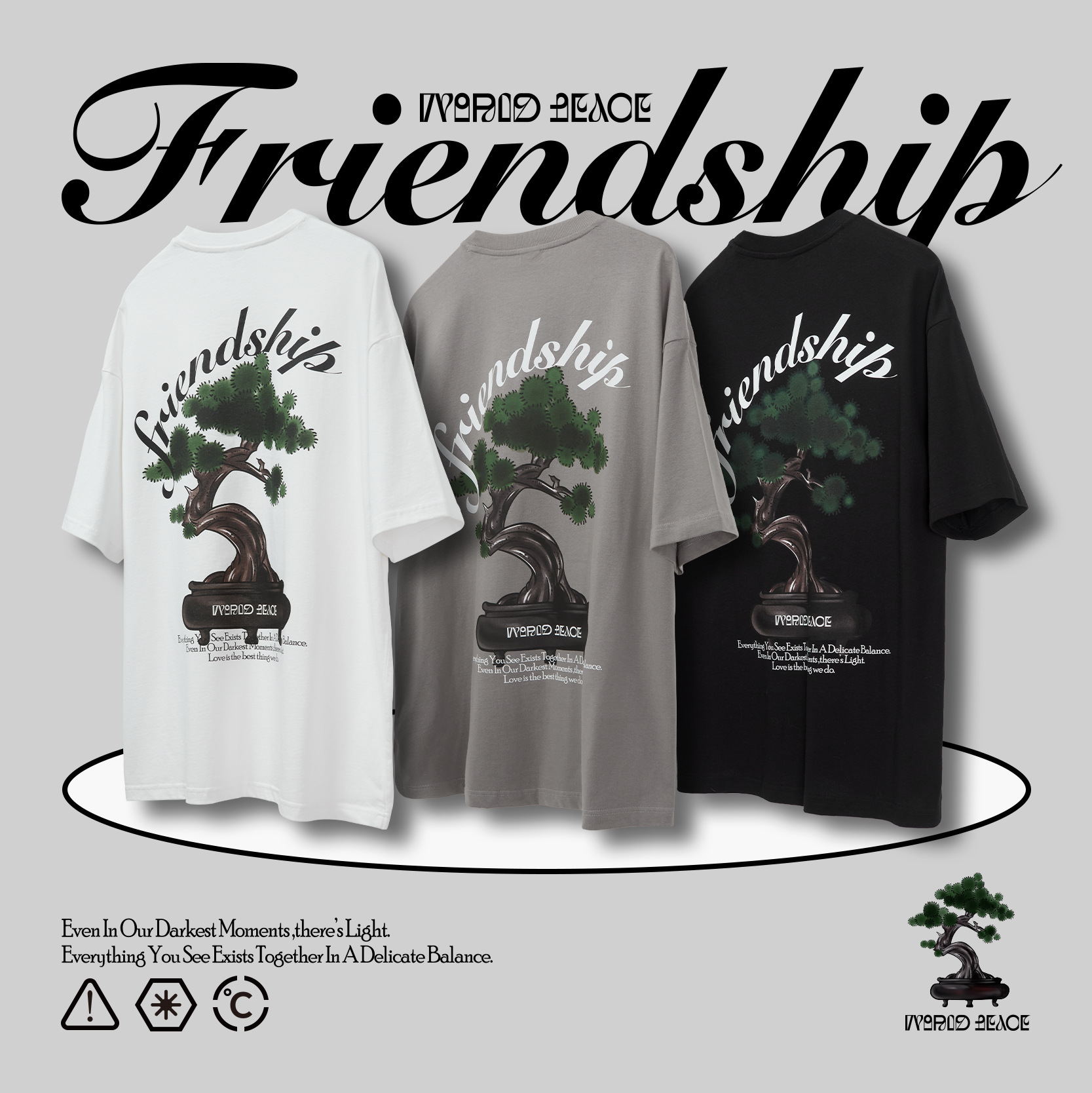 Hemp Cotton Welcome Pine T-Shirt 2424S23