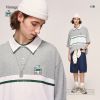 Lapel striped POLO short sleeves 2479S23