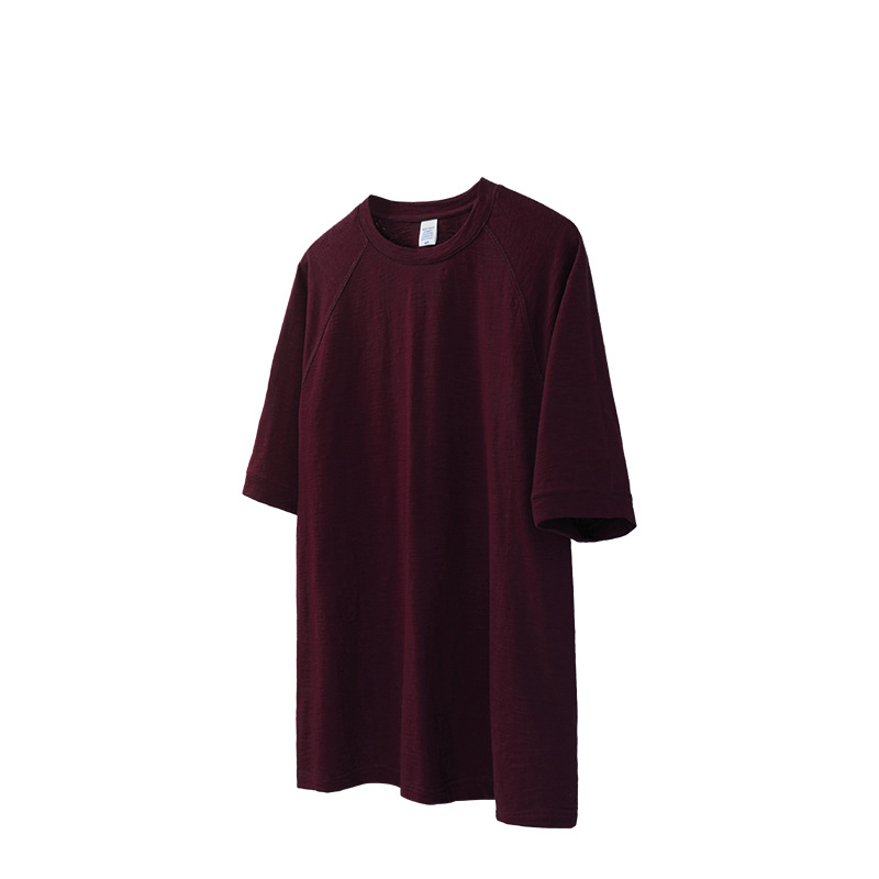 Raglan Sleeve Slub Cotton T-Shirt 2461S23