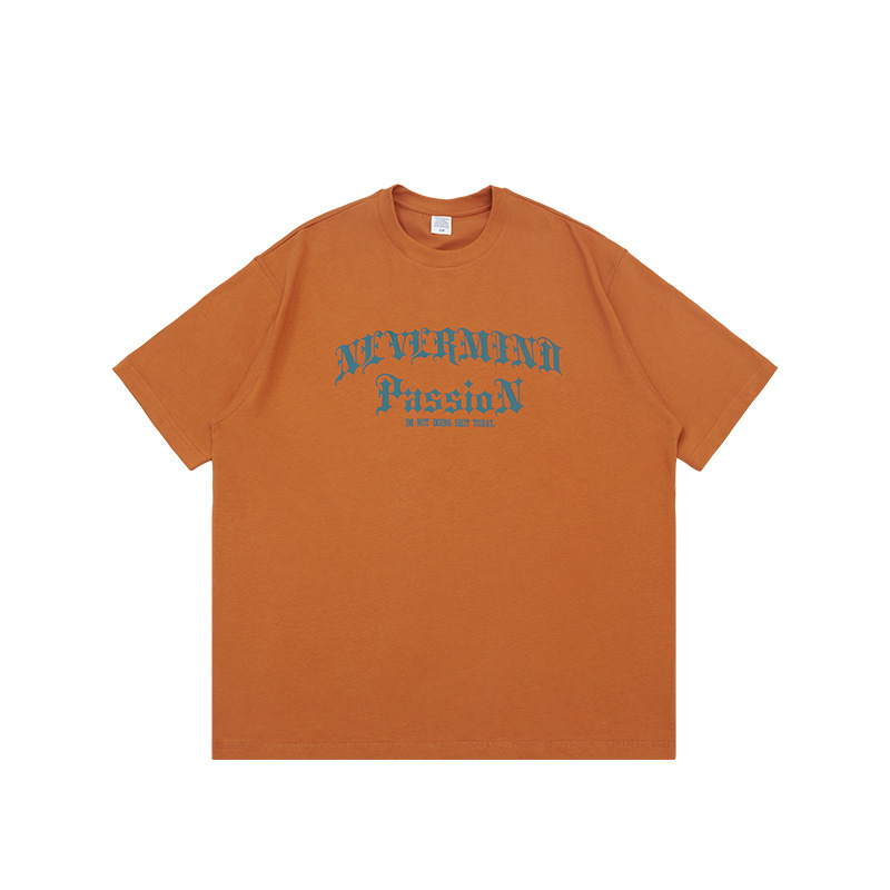 retro contrast print T-shirt 2421S23