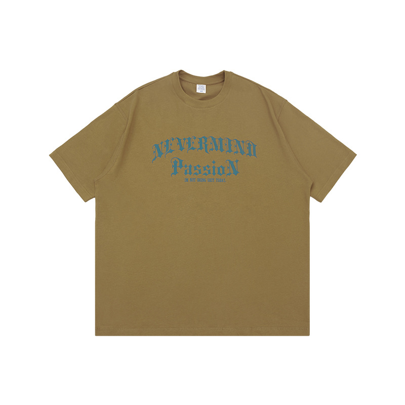 retro contrast print T-shirt 2421S23