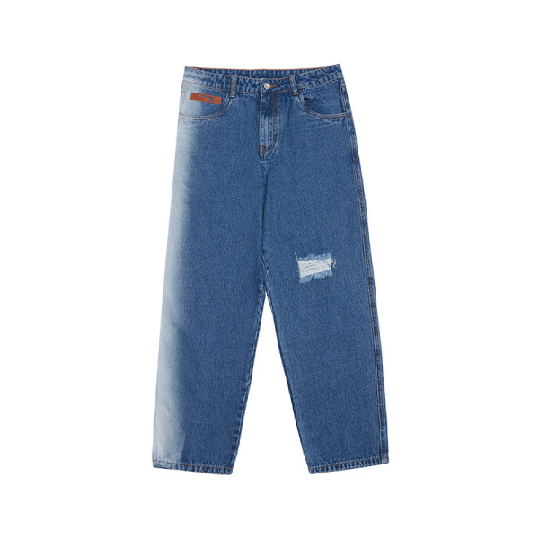 Ripped Pocket Denim Trousers 13025W21