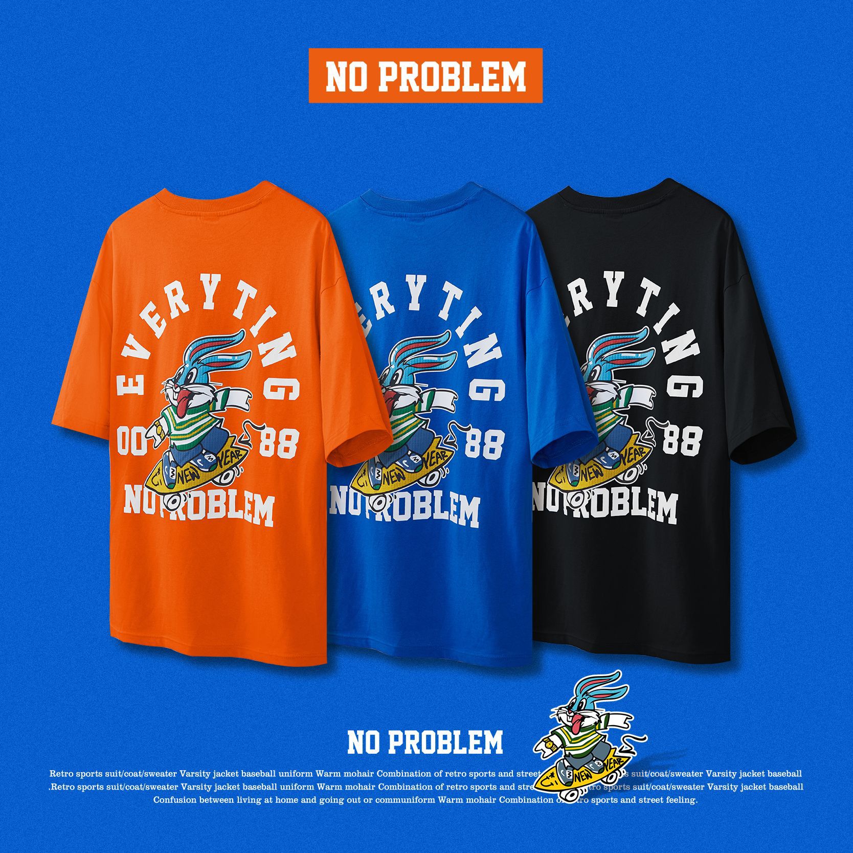 Sequined foam bunny T-shirt 2504S23