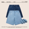 solid color denim shorts 12047S22