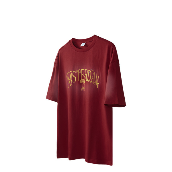 Spray-painted American lettering T-shirt 2597S23