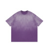 Street Gradient Solid Color Washed Old T-Shirt 2457S23