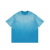 Street Gradient Solid Color Washed Old T-Shirt 2457S23