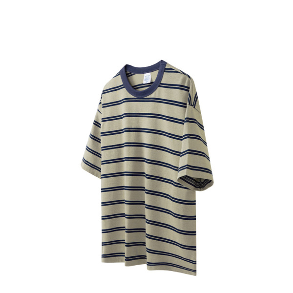 men's loose straight cotton short sleeves 8