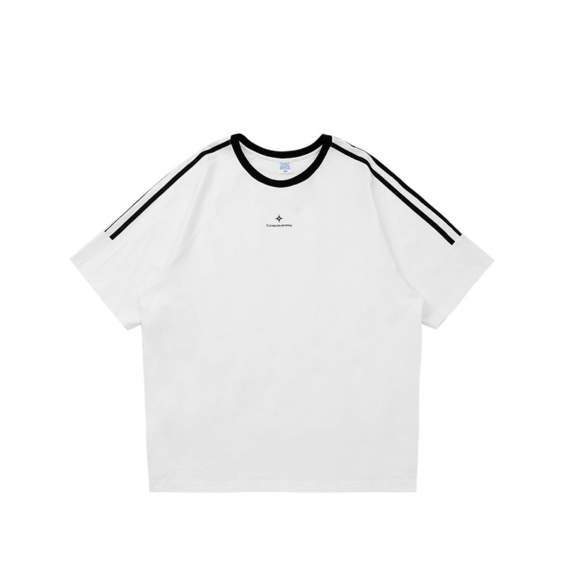 Men's trendy American style loose casual short sleeves 19