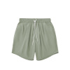 New Arrival Loose Double Pleated Drawstring Solid Color Shorts 15