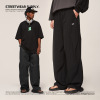 New brand trendy street loose straight men's trousers 13