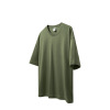 Summer Combed Cotton Earth Color Loose Short Sleeves 17