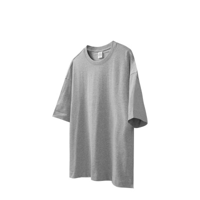 Summer Combed Cotton Earth Color Loose Short Sleeves 17