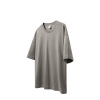 Summer Combed Cotton Earth Color Loose Short Sleeves 17